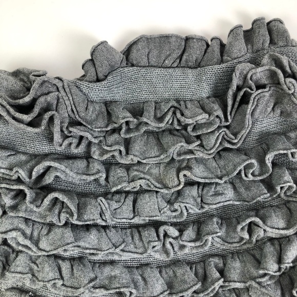 Arden B. Knit Ruffle Long Sweater Vest - Picture 7 of 8